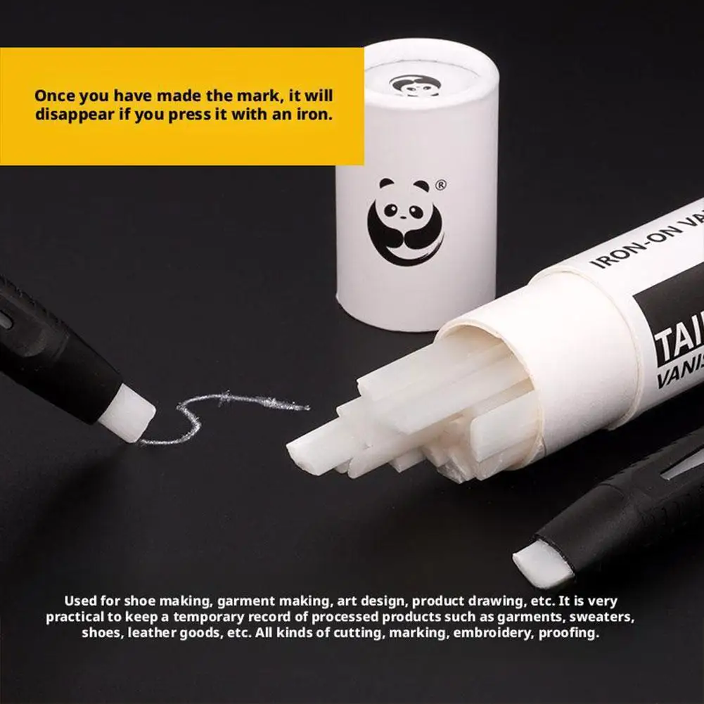 

Белый мел для шитья, невидимая пудра для рисования, ручка для царапин, мел, бесплатная пластиковая замена, сменный блок, промышленное шитье