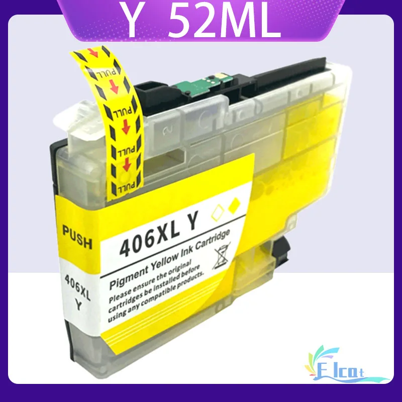 Cartucho de tinta LC406 LC406XL Compatible con impresora Brother MFC-J4335DW MFC-J4345DW MFC-J4535DW MFC-J5855DW MFC-J5955DW J6555DW