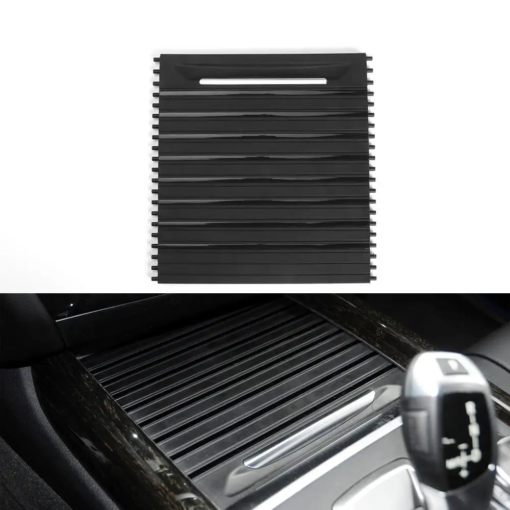 

Interior Car Accessories Center Console Water Cup Holder Sliding Roller Blind Shutter Cover For BMW X5 F15 X6 F16 51169251973