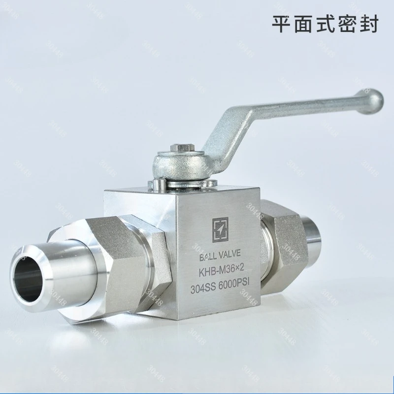 316/304 stainless steel welded high-pressure ball valve khb bkh yjzq internal and external threaded three-way hydraulic ball