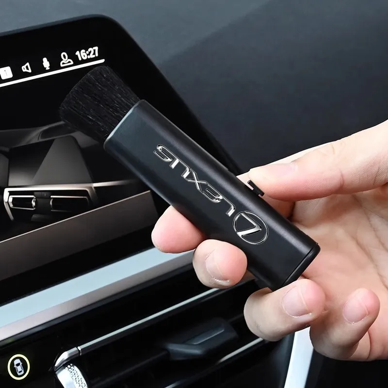 فرشاة التنظيف الداخلية للسيارة منفذ الهواء الغبار فرشاة صغيرة لكزس IS250 IS200 CT200h GS300 LS430 RX450h LX570 IS300 ES RX LS