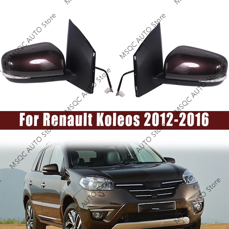 For Renault Koleos 2012 2013 2014 2015 2016 Car Accessories Rearview Mirror Assy Auto Side Rear View Reverse Mirror Assembl