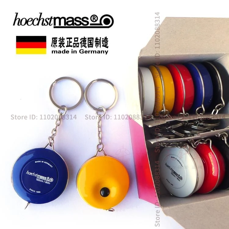 1PCS 150cm 60inch Soft Ruler Tape Measure Hoechstmass Imported Germany Keychain Tape Hoechst Mass Measuring Tape Extension Ruler