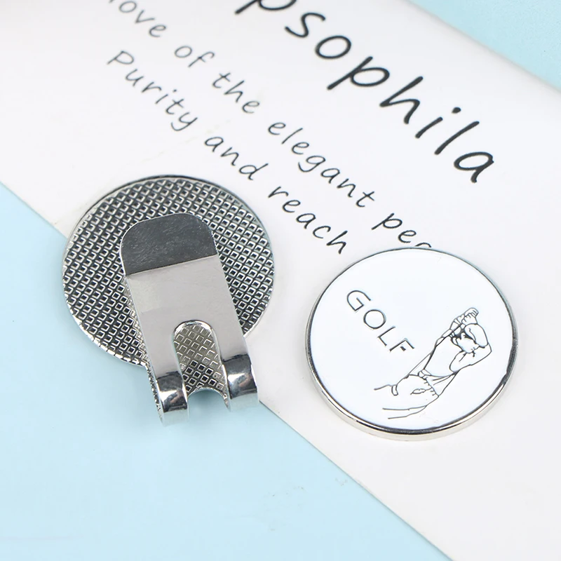 مشبك علامة كرة الجولف مع مغناطيس بذلة واحدة لمحاذاة وضع الجولف، مشابك غطاء الهدف، ملحقات أدوات التدريب #1