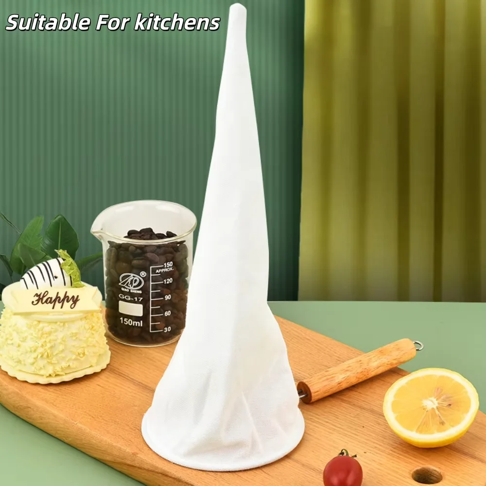 Coffee Filter Hong Kong Style Silk Stocking Milk Tea Filter Bag Coffee Filtering Tool Tea Bag Milk Tea Filter