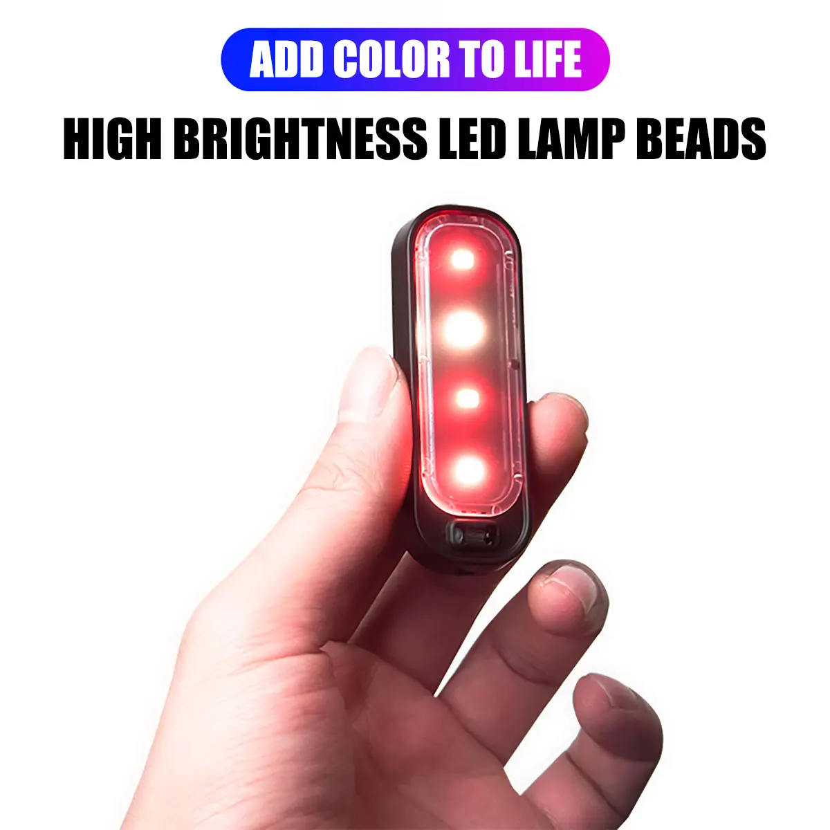 1/2PCS Car Door Lights 4LED Colorful Door Opening Atmosphere Warning Light Motion Sensor Welcome Signal Light Universal