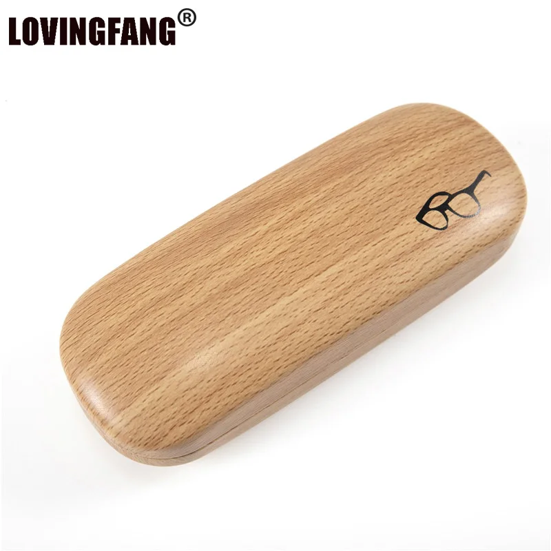 High Quality Hard Glasses Case Women Wood Grain Eyeglass Case Cover Portable Reading Glasses Box For Men Spectacle Cases