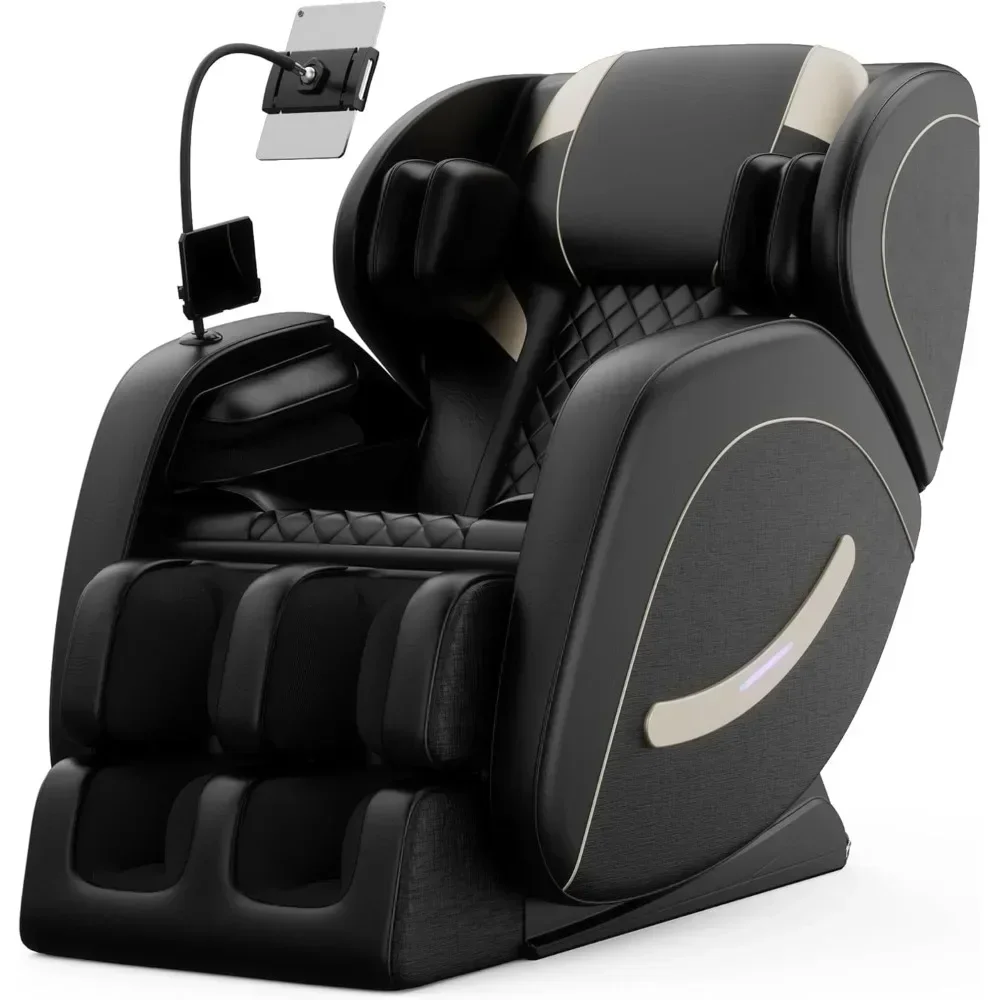 Massage Chair,Zero Gravity Full-Body Massage Chairs with Heating, Bluetooth Audio, and Foot Rollers, Home Relaxation Recliner