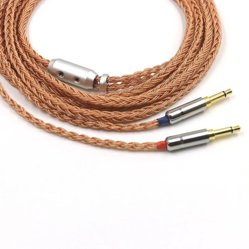 16 Core OCC Copper Headphone Upgrade Cable for Sundara Aventho Focal Elegia T1 T5p MDR-Z HE400s D7200 9200
