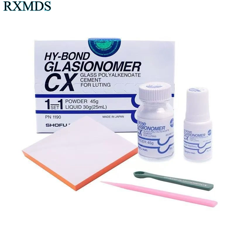 Dental CX Bonded Glass Ionomer Cement Edge Sealed All Ceramic Dental Adhesive for Filling Cavities Dental Materials