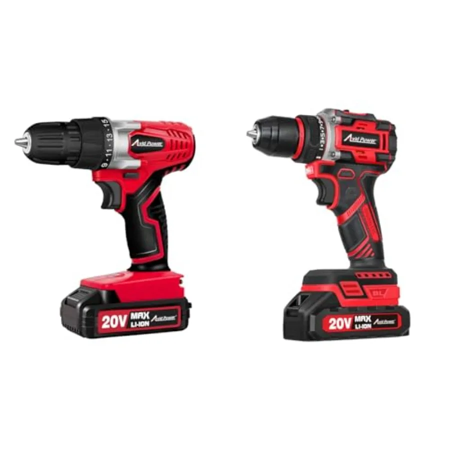 

Аккумуляторный шуруповерт POWER 20V MAX с литий-ионным аккумулятором, набор из 16 предметов, комплект с бесщеточным шуруповертом 20V и аккумулятором 2.0Ah B