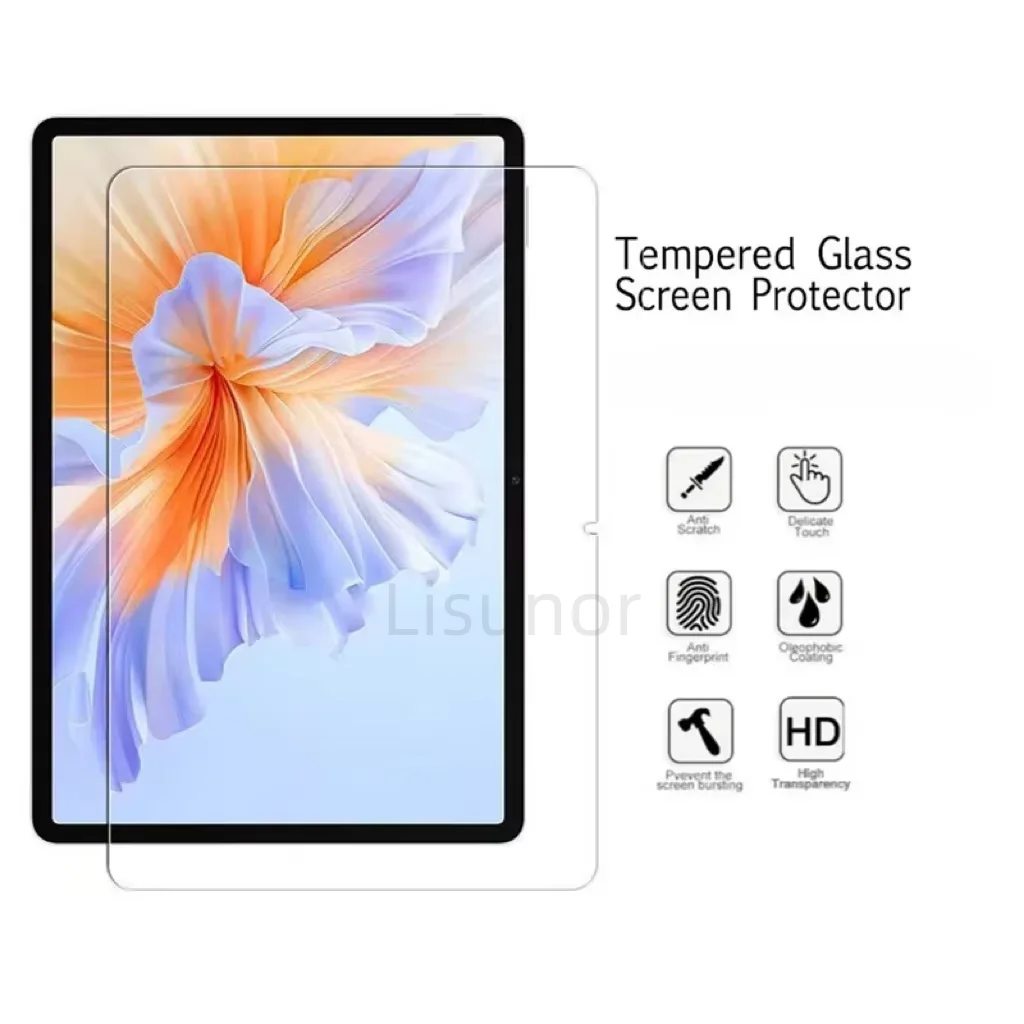 2 PCS 9H Tempered Glass Tablet Screen Protector For Huawei Honor Pad V9 11.5 Inch 2024 Anti-Scratch HD Clear Protective Film