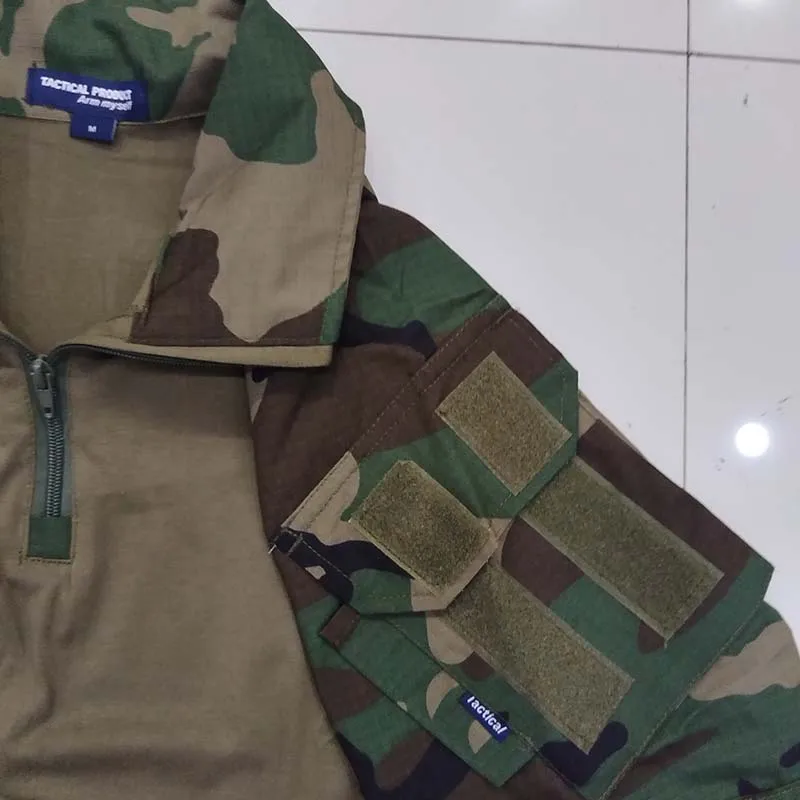 Woodland Gen3 Tactical Sets Combat Uniform G3 Hunting Clothes Camouflage Shirt Cargo Pants Tops Duty Cargo Trouser Men Clothing