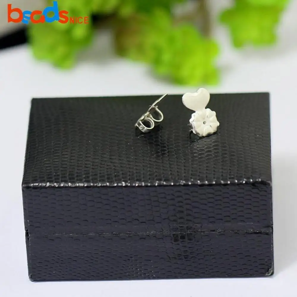 Beadsnice 2 أزواج 925 حلق فضي ظهور فراشة المشابك القرط النتائج لصنع المجوهرات هدية يدوية لها ID38538