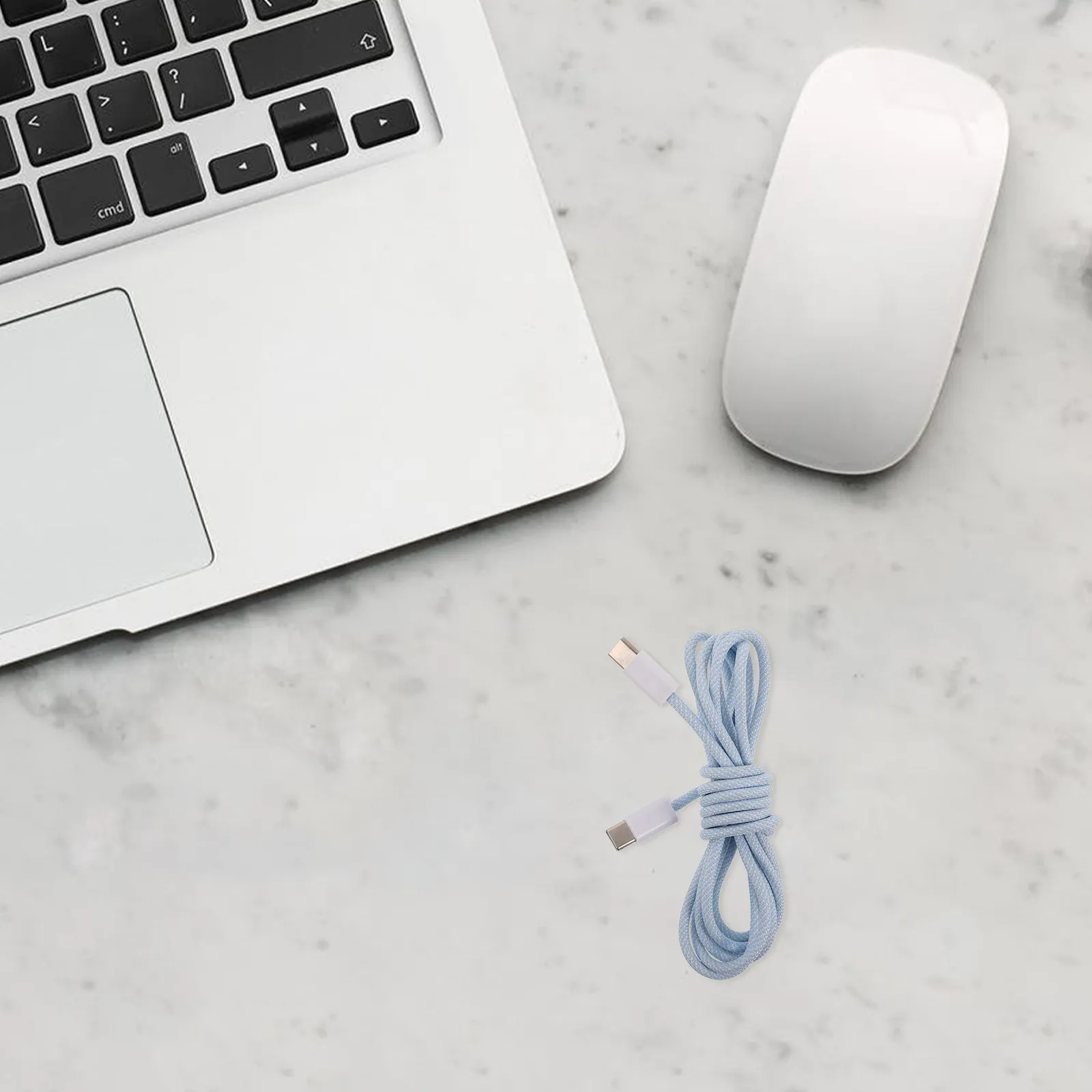 Heavy Duty Braided Type-C USB Cable Fast Charging Data Cable Flexible USB-C Charging Cord for Phones Tablets Laptops