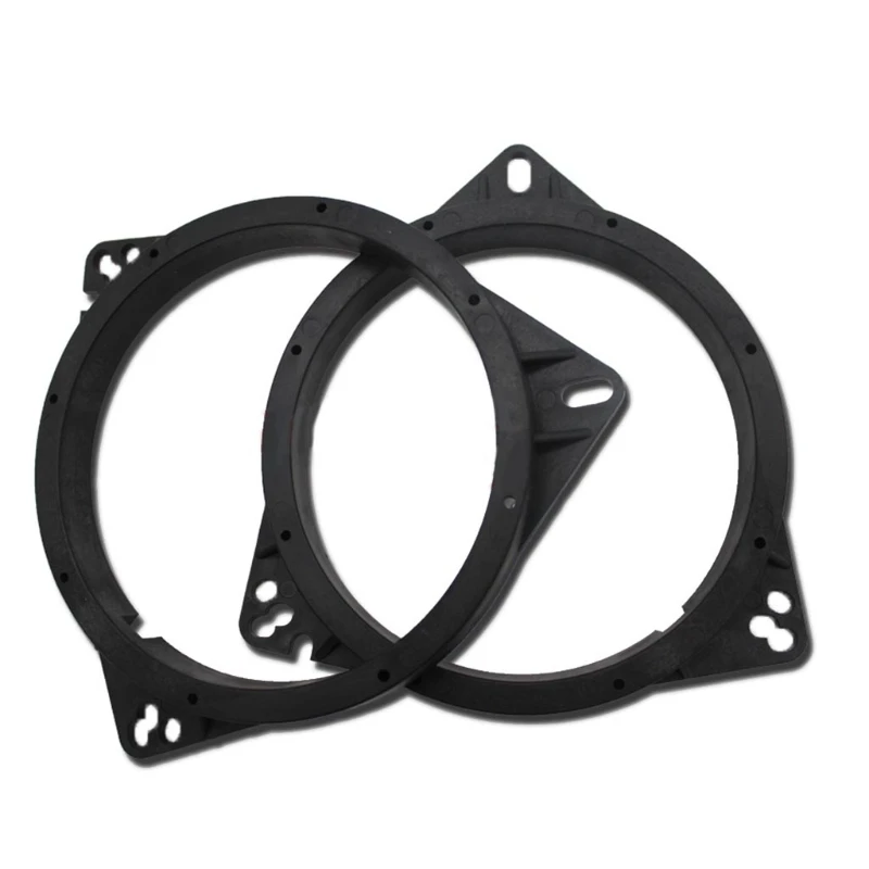 2 pcs 6.5 Inch Speaker Adapter Ring Mounting Bracket for Toyota-Nissan Great Wall Emgrand Universal Solid Cushion Horn