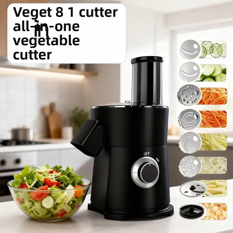 Cross-border electric automatic salad machine sells well in the Middle East, multi-functional household kitchen appliances,