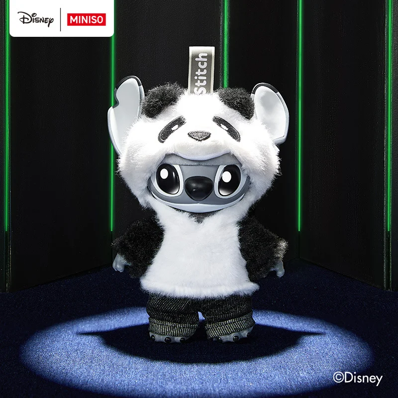 

Виниловая плюшевая кукла Disney Stitch GenZ Street Series Panda, милый модный игровой кулон, подарок на день рождения