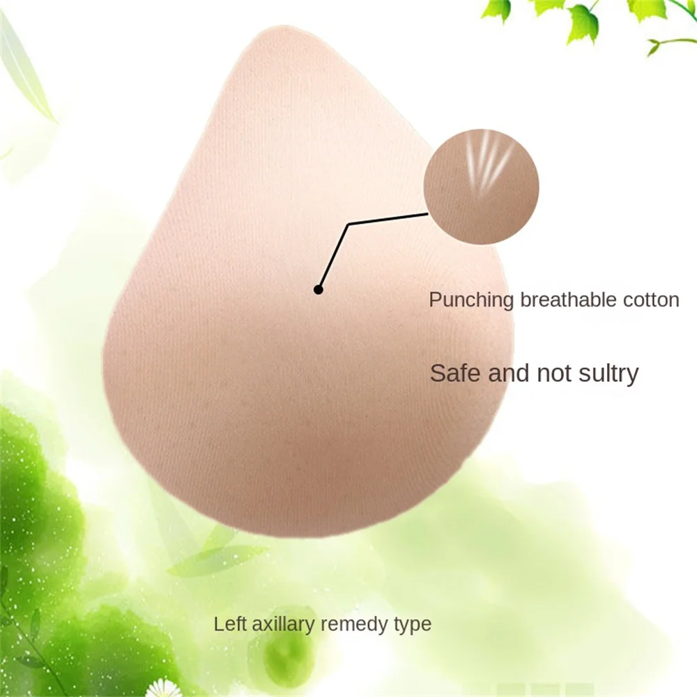 1PCS Breast Surgery Breast Prosthesis Special Bra Honeycomb Breathable Latex Cotton Breast Pad Fake Boobs Breast For Mastectomy