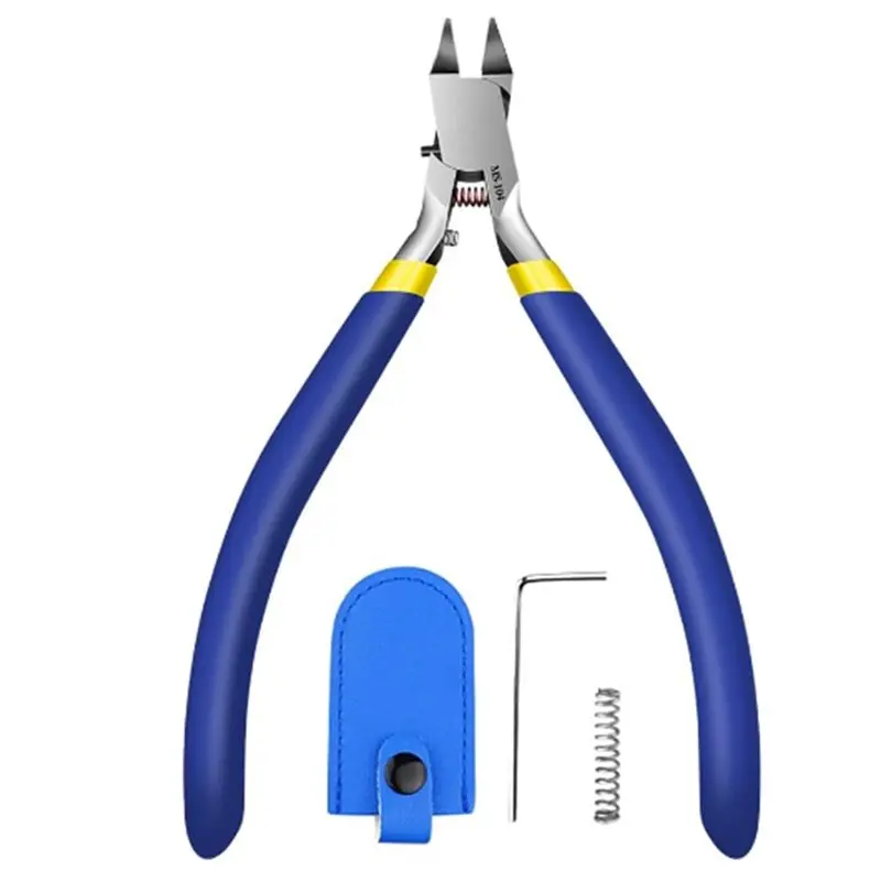 

【ORNAMENT】Инструмент для ремонта моделей Gundam - 4,7-дюймовые модельные кусачки, ультратонкое одностороннее лезвие и пластиковый футляр для лезвия (для пластиковых моделей)