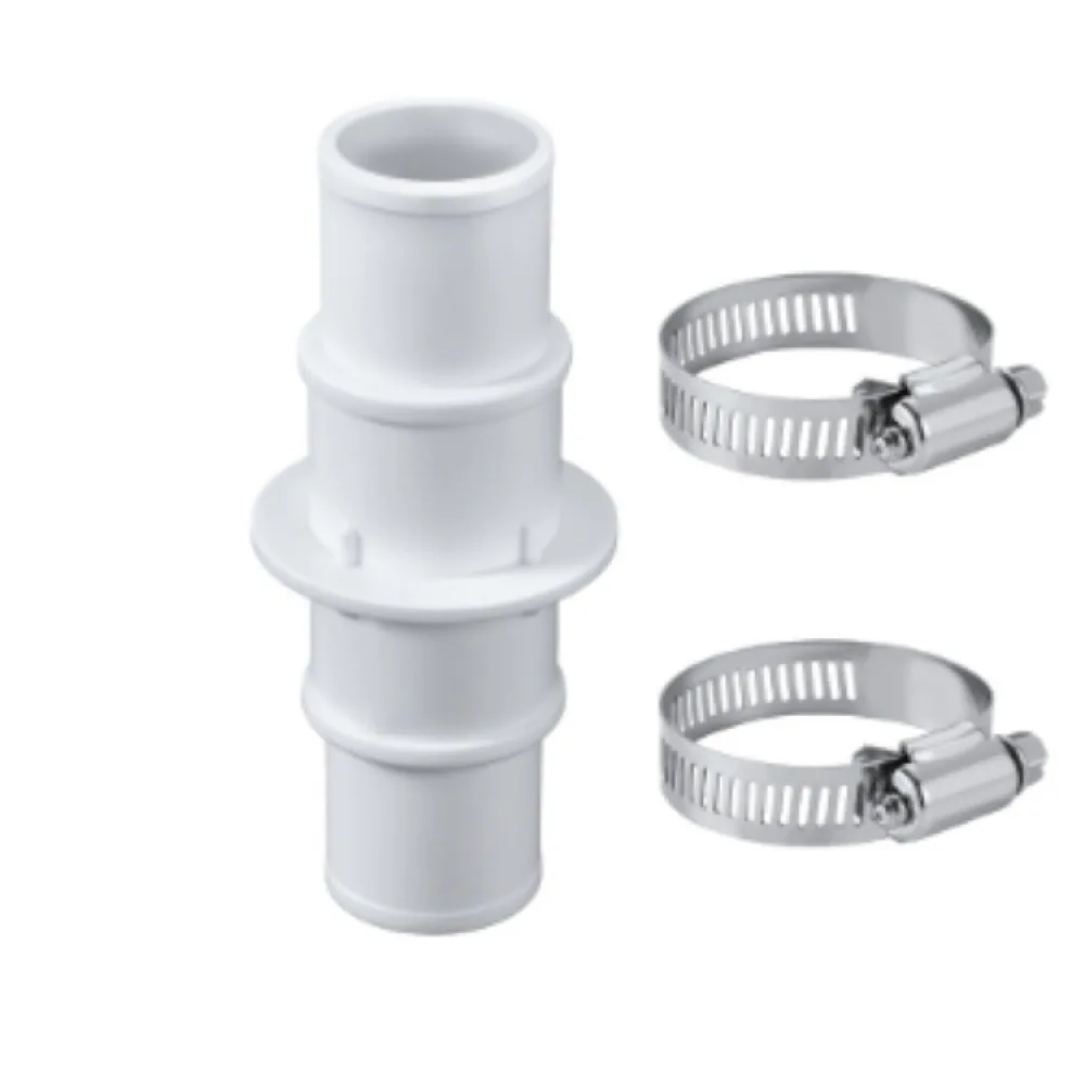 Industrial Pool Hose Connector Adapter 1 1 4 1 1 2 Inch Straight Joint Fitting For Swimming Pool Circulation Tubing