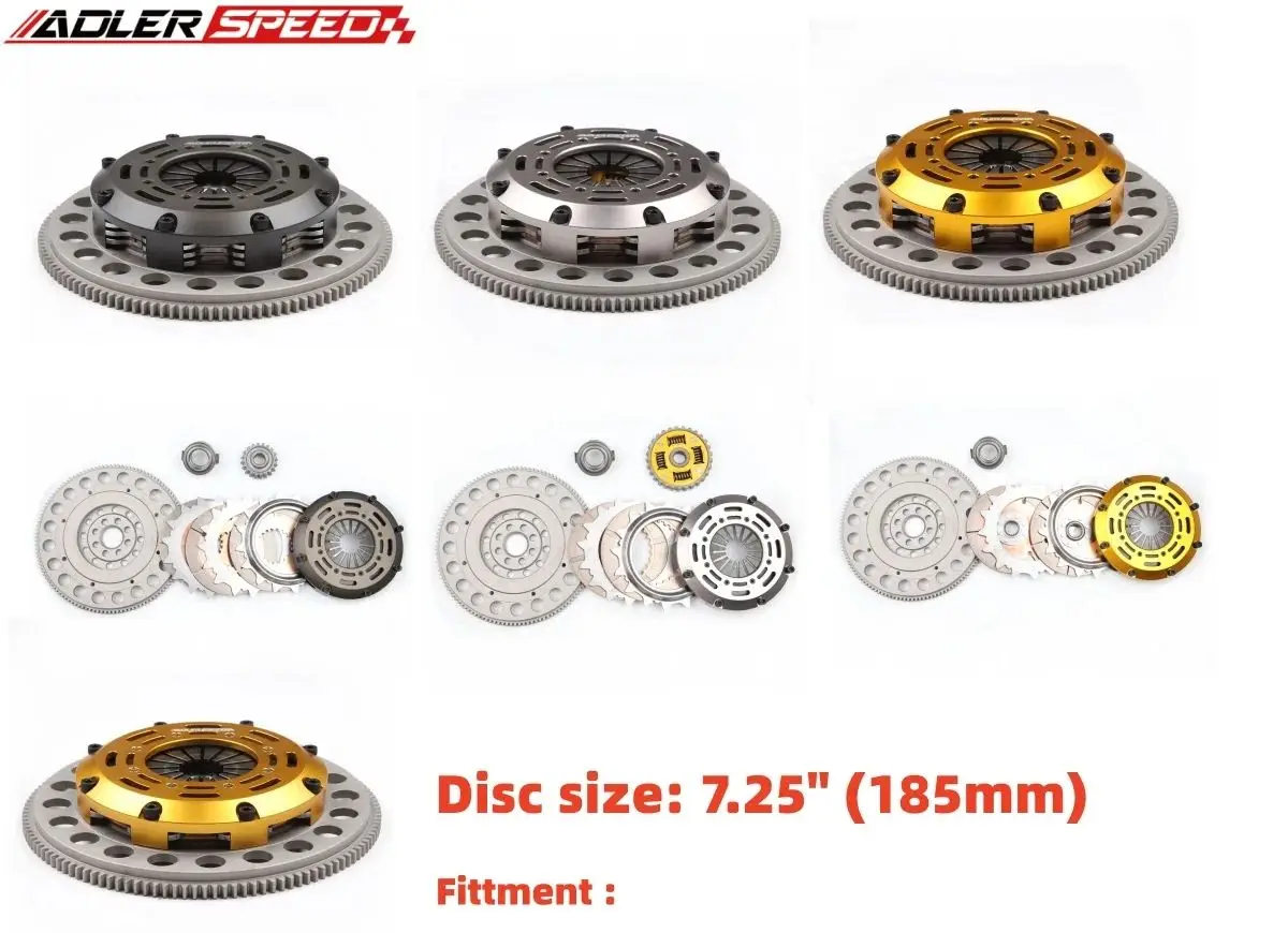ADLERSPEED Race/Sprung Clutch Single/Twin/Triple Disc kit For Toyota Camry/Corolla XRS/Matrix/RAV-4/Solara/Scion xB  tC 2AZFE