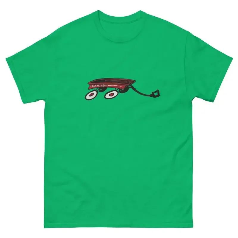 Bandwagon Skate Red Trolley Retro Skateboarding T Shirt Designs