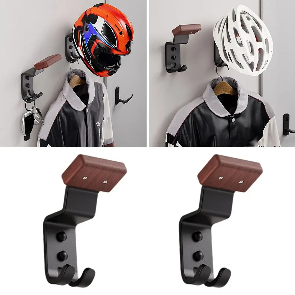 Suporte de parede universal para capacete de motocicleta, cabide de metal para capacete de bicicleta, exibição de capacete de bicicleta resistente