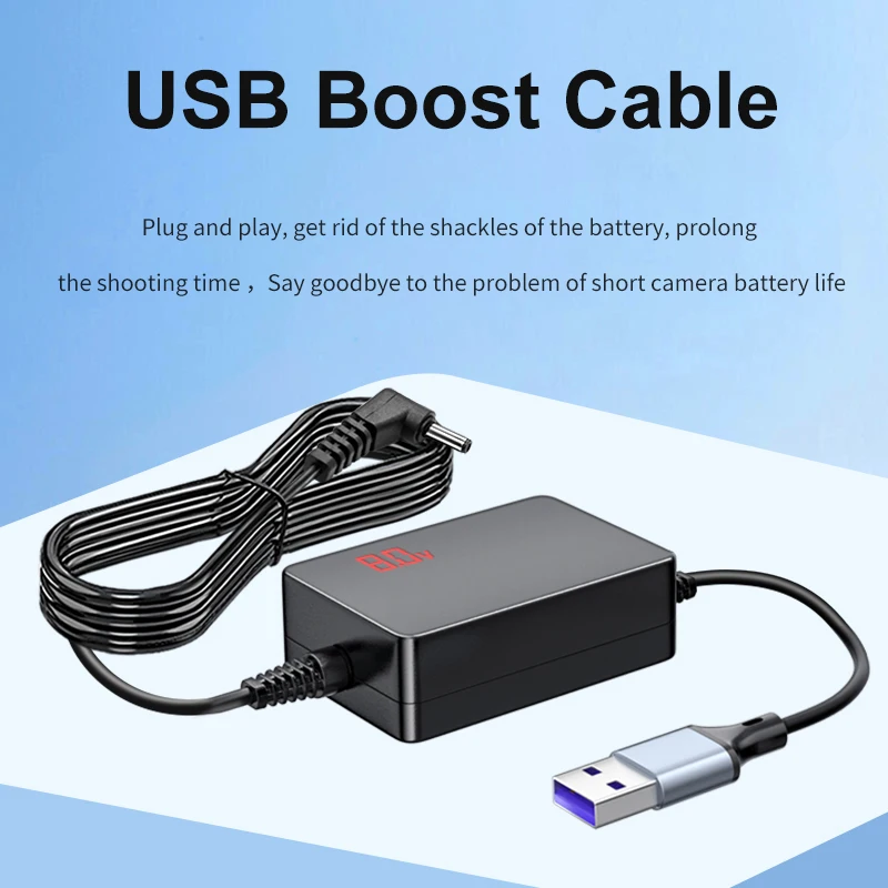 HQIX for Canon Powershot G10 G12 G11 SX30 IS Camera ACK-DC50  NB-7L Virtual Battery USB Power Adapter