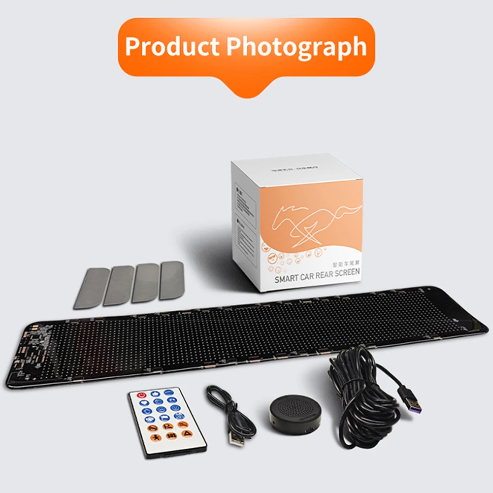 LED Devil Eye Decorazione Luce Programmabile fai-da-te LED Demon Eyes Schermo flessibile Occhi demone Pannello LED flessibile per camion