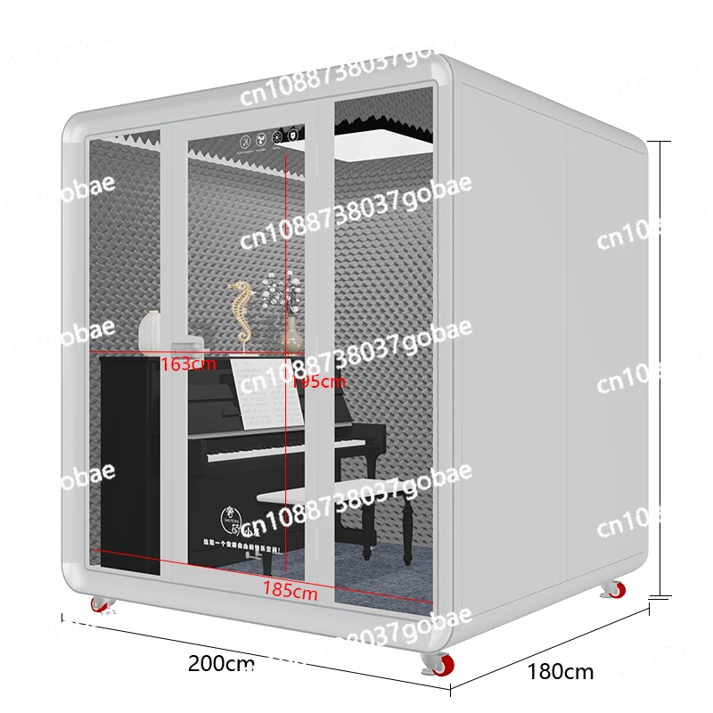 ZC recording studio soundproof room mobile home negotiation indoor silent warehouse phone booth