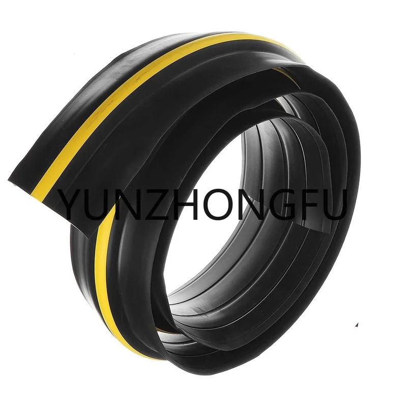 1-2.1M Garage Door Bottom Seal Weather Stripping PVC Rubber Seal Strip Electric Door Bottom Seal Water Noise Seal Bumper Strip