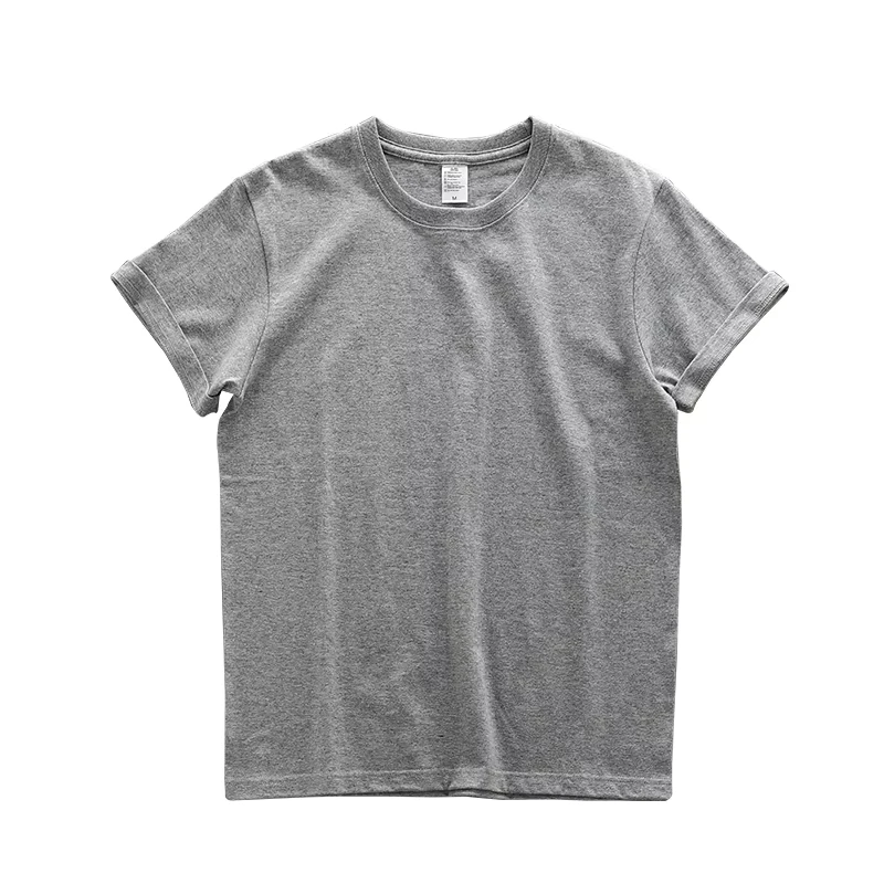 280g Schweres Baumwoll-Kurzarm-T-Shirt für Herren, Neues Sommer-Freizeit-T-Shirt für Männer und Frauen – Detail 7