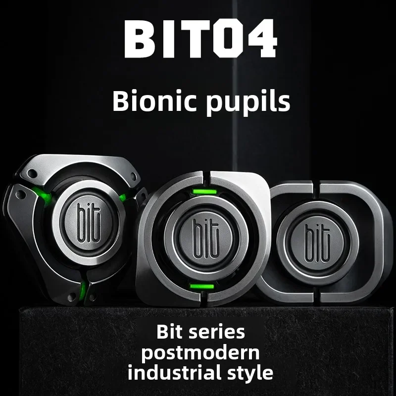 BIT04 Bionic pupil fingertip gyro finger decompression toy black technology metal tide play EDC