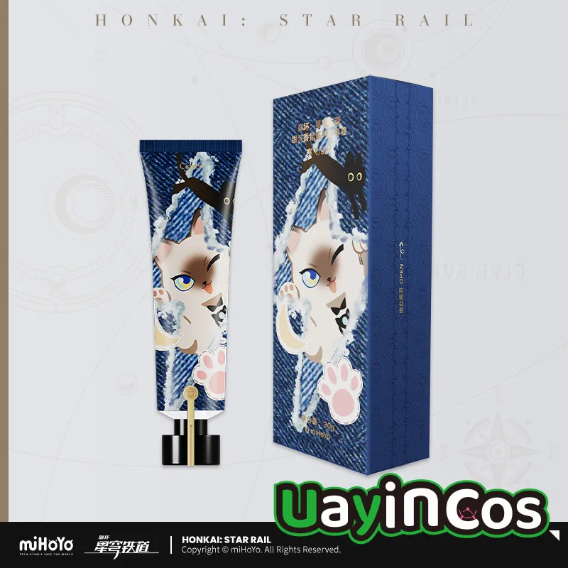 

In Stock Original Honkai：Star Rail Cipher Hyacine Mydei Tribios Hand Cream Hand Lotion Hands Skin Care Anime Game Toy Kids