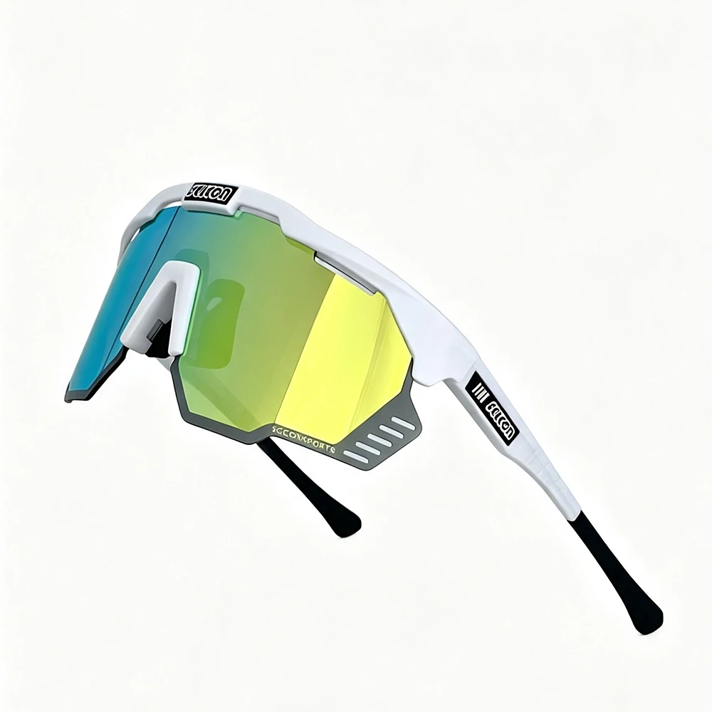 SCICON Fahrradsonnenbrille, TR-90, UV400, HD-Gläser, MTB-Fahrradbrille für Herren, Outdoor-Sport, winddicht, Damen-Rennradbrille. – Detail 9