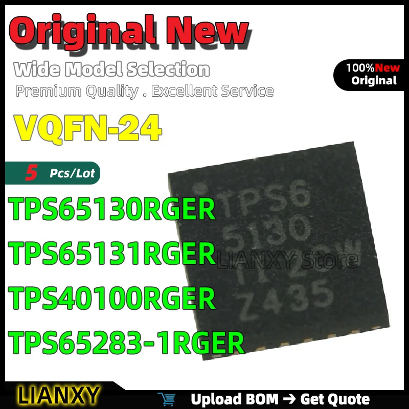 5Pcs VQFN-24 TPS651…