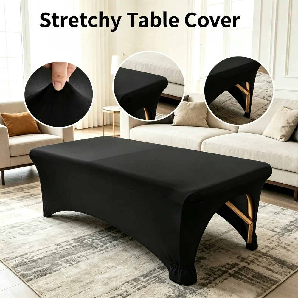 Beauty Salon Massage Bed Cover 6FT 5FT 4FT Spandex Stretch Fitted Table Sheet Spa Tablecloth Wedding Party Event Protector