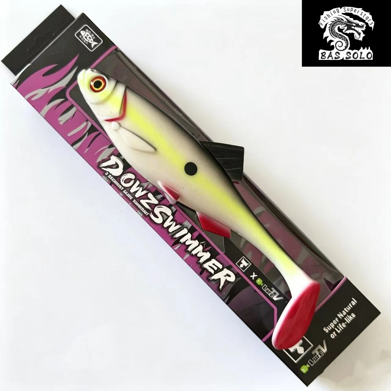 

Sea fishing bait 3D eye T-tail soft fishing bait silicone simulation bait sinking deep sea boat fishing bass lure fake bait