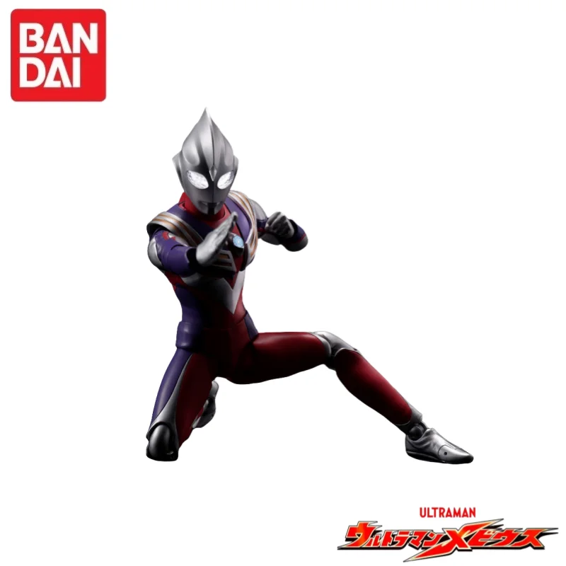 

In Stock Original Bandai True Bone Sculpting Ultraman Tiga Composite Type Anime Poseable Action Figure Model Action Collectible