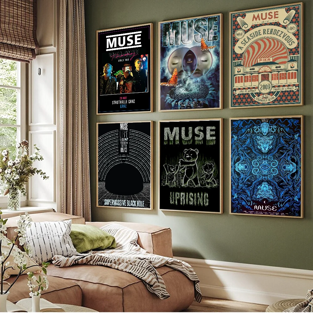 Muse Band Whitepaper Poster HD Quality Poster Wall Art Painting Study Room Wall Decor