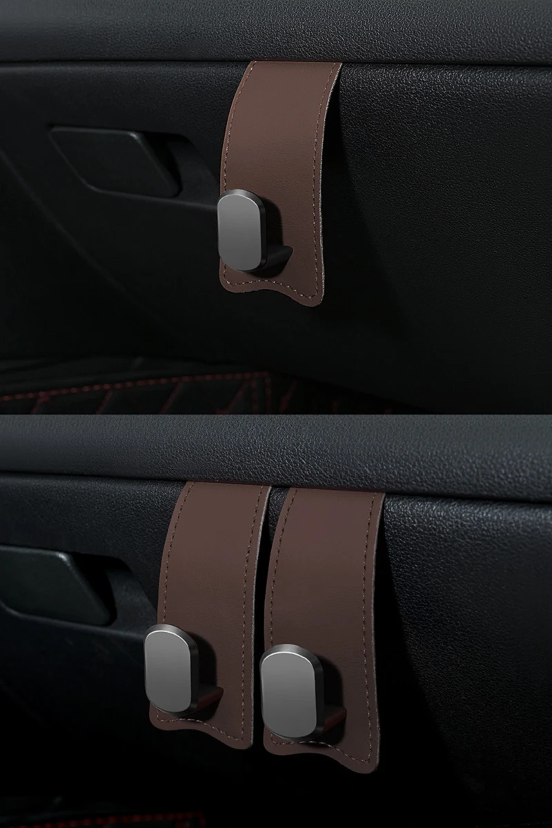 TazerApex Universelle Auto-Handschuhfach-Haken aus Aluminiumlegierung, Hängehaken für Handtaschen, Hüte, Halter für Autoinnenraum-Aufbewahrung – Detail 13