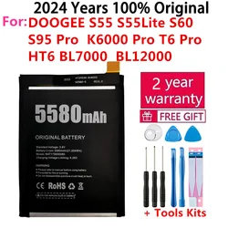 100% New Original Replacement battery For DOOGEE S55 S55Lite T6 S60 S95 Pro BL7000 BL12000 Oukitel K6000 Pro Batteries Bateria