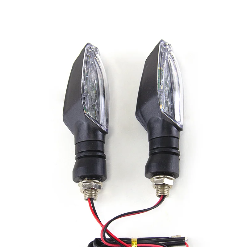 العالمي للدراجات النارية LED بدوره إشارات أضواء مقاوم للماء تحذير مؤشر تحول مصباح دراجة نارية سكوتر فلاشات الإضاءة