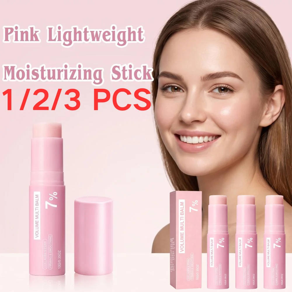 1/2/3 PCS PDRN Pink Collagen Volume Multi Balm Stick Moisturizing Firming Cream to Reduce Fine Lines & Brighten Skin