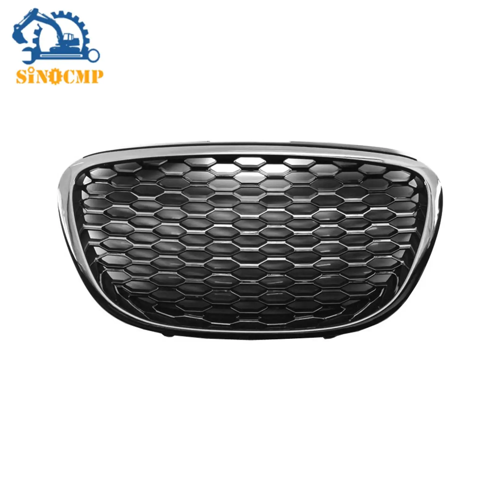 

SINOCMP Glossy Black Front Honeycomb Grill Mesh For SEAT Leon MK2 1P1 2006-2009 Altea Toledo Mk3 2004-2009 Car Exterior Parts