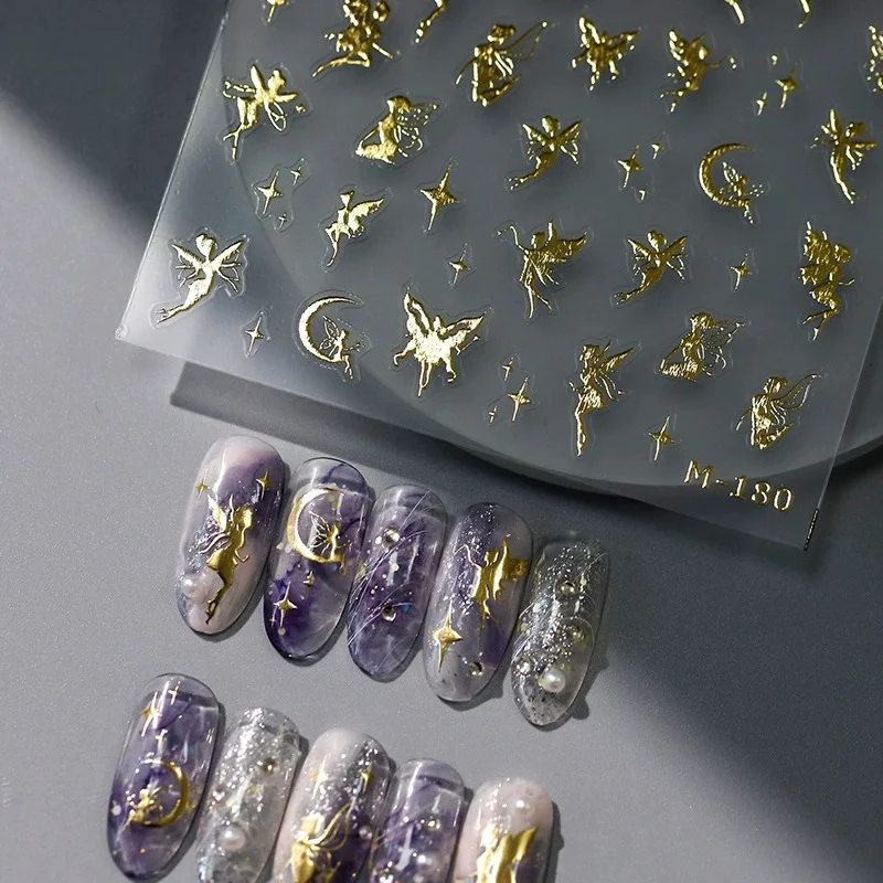 

150 шт. 3D эльф фея наклейки для ногтей наклейки для ногтей M-180
