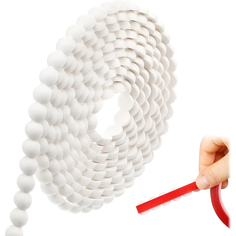 YITAPE 300CM Self Adhesive Beaded Trim Strip Flexible Wall Decor Molding for Bathroom Mirror Cabinet Backsplash Ceiling Edge DIY