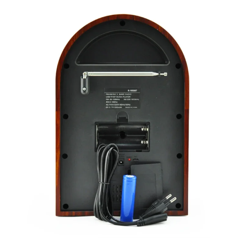 빈티지 AM FM SW 3 밴드 라디오 지지대, USB TF 카드, MP3 플레이어, 나무 무선 블루투스 스피커, 파워 홈 붐박스, 인기 판매