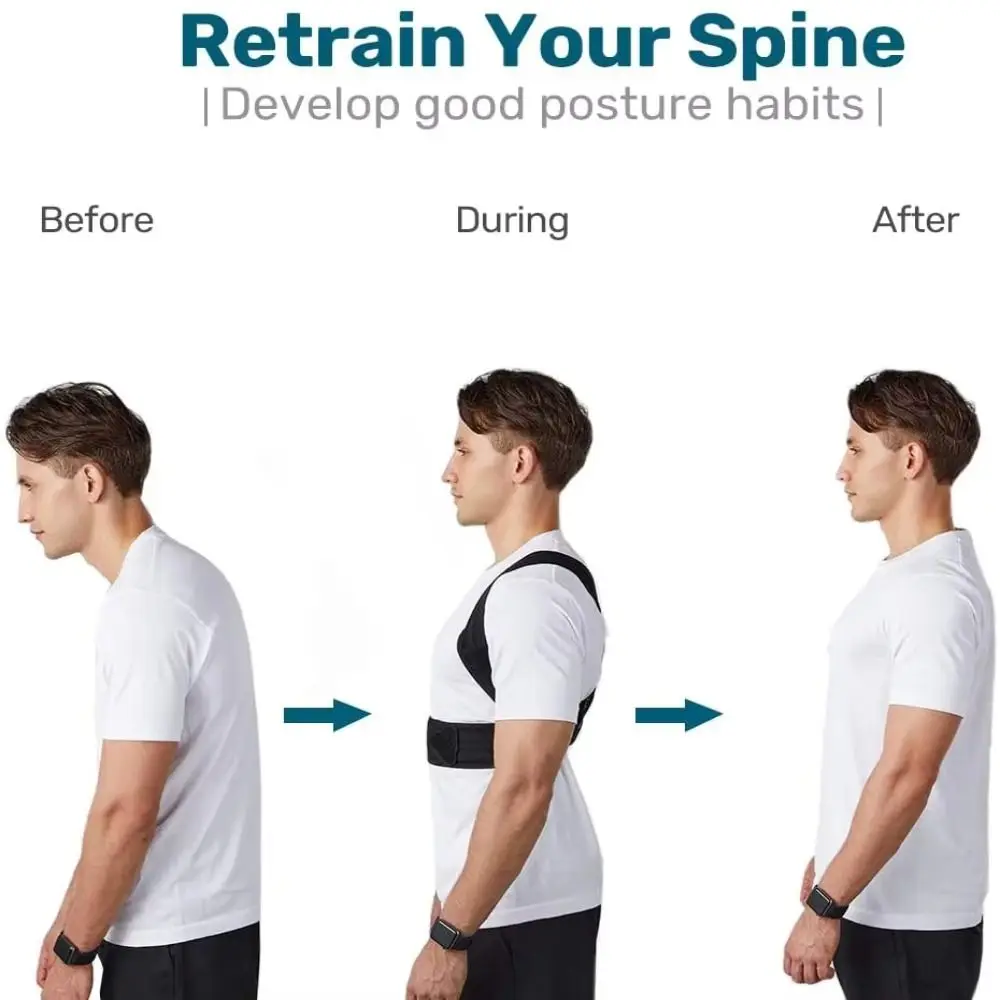 

Adjustable Posture Corrector Breathable Support Scoliosis Shoulder Straightener Comfortable Lumbar Support Belt Improve Posture